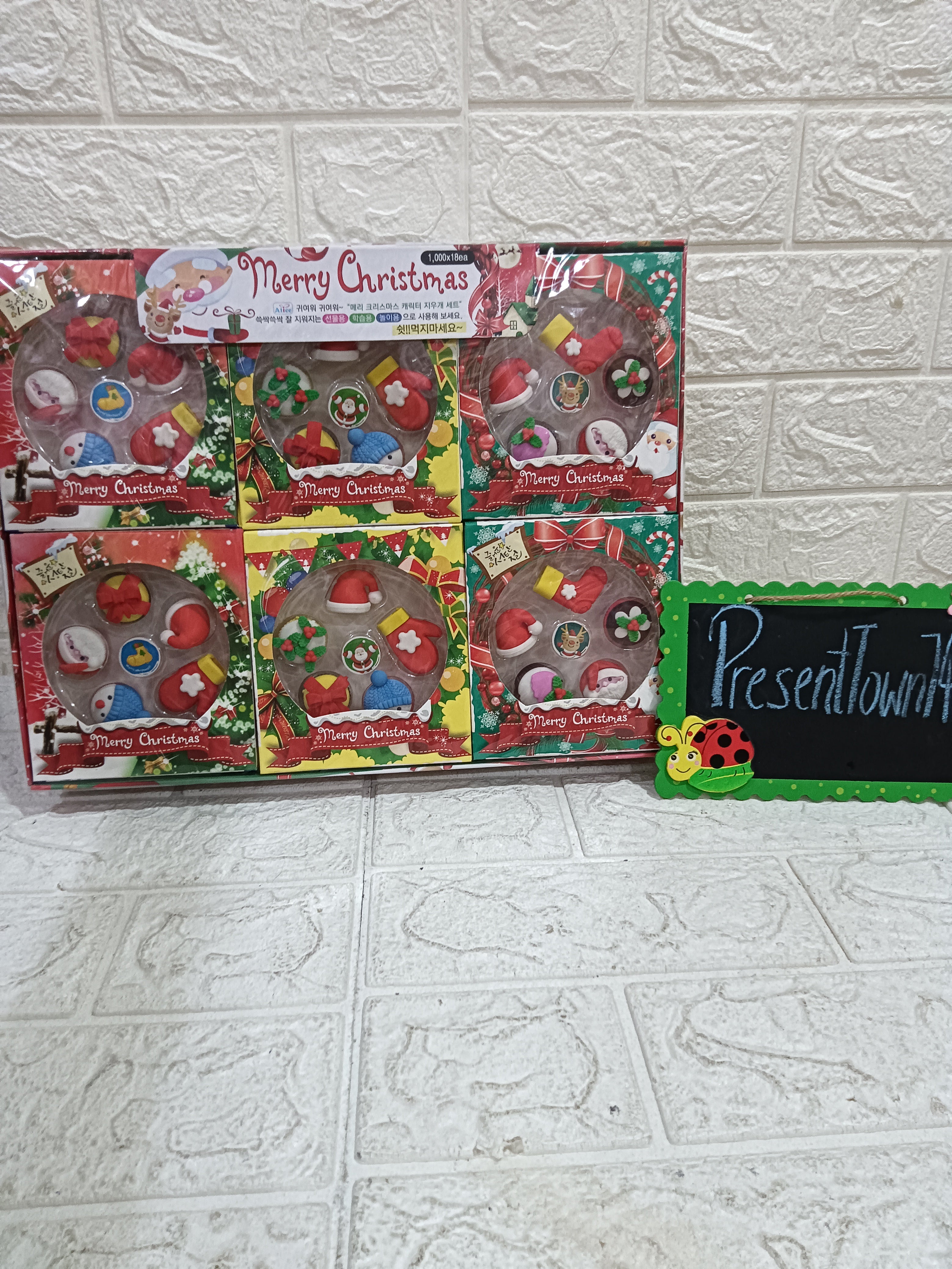 Christmas Eraser Pack for Kids